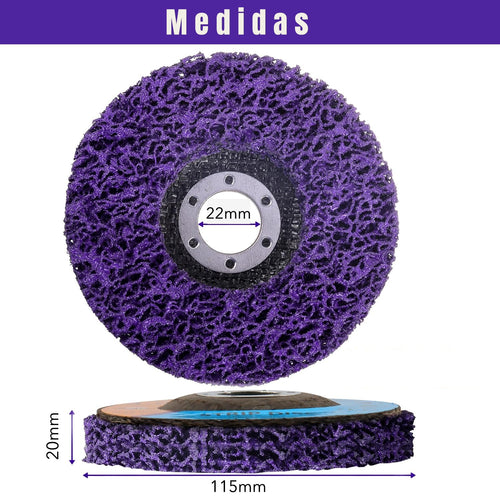 Disco fibra abrasivo ( chaupint )