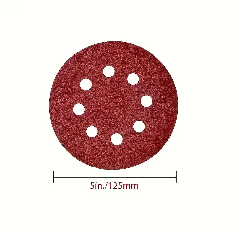 Lija Velcro 125mm grano #240 Redonda Roto Orbital Discos