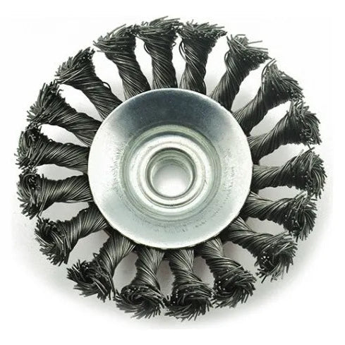 Cepillo alambre trenzado 115mm ( amoladora )