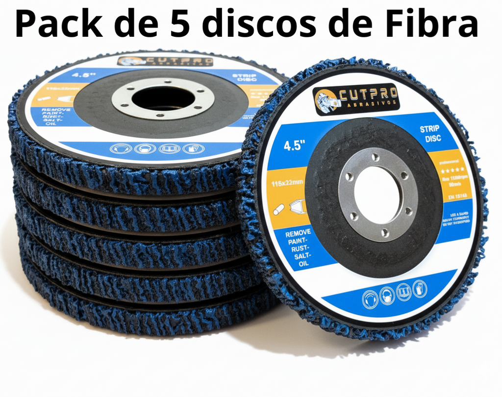 Pack de 5 discos de Fibra (chaupint)