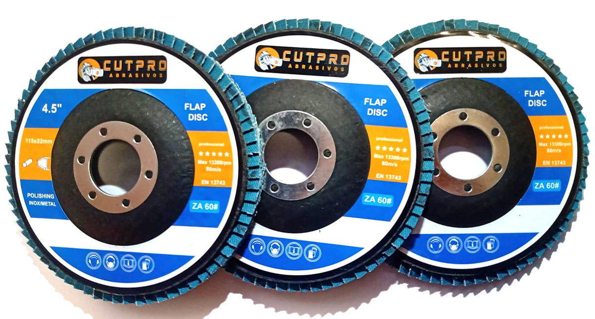 Discos flap zirconio