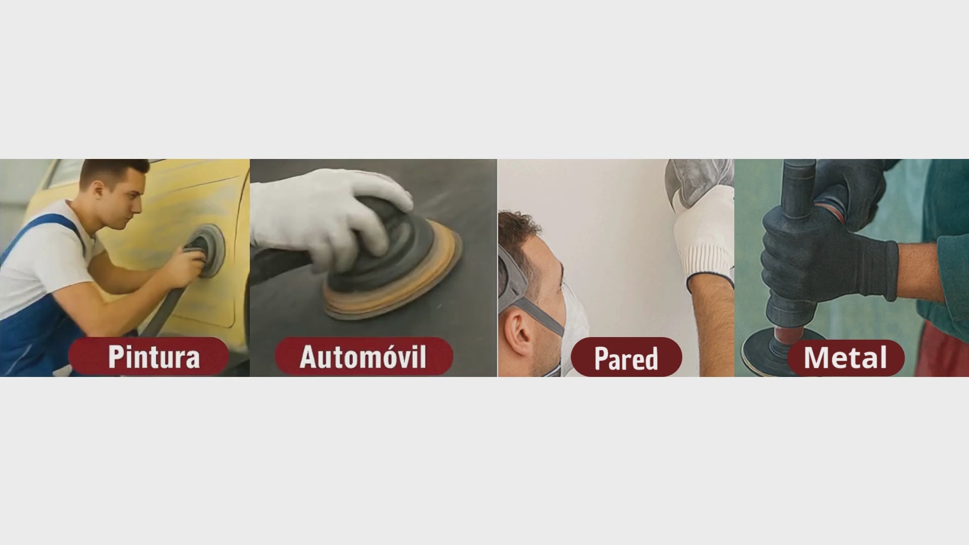 PACK 100 - Lija velcro 125mm  Roto Orbital